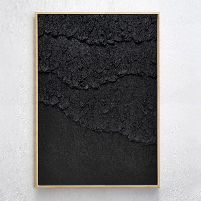 Plaster Sea Slaps Minimalist Painting Original Large Wall Decor