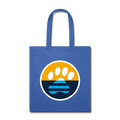 MKE Flag Paw Tote Bag - royal blue