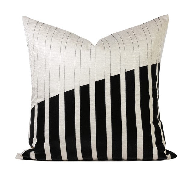 Modern Pillows for Living Room, Decorative Modern Pillows for Couch, Black Modern Sofa Pillows, Modern Sofa Pillows, Contemporary Throw Pillows-Paintingforhome