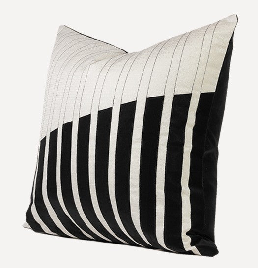 Modern Pillows for Living Room, Decorative Modern Pillows for Couch, Black Modern Sofa Pillows, Modern Sofa Pillows, Contemporary Throw Pillows-Paintingforhome