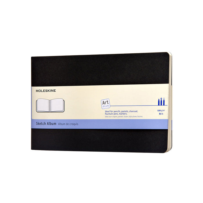 Moleskine Art Plus Sketch Album Large 135x210 Black by Moleskine at Cult Pens