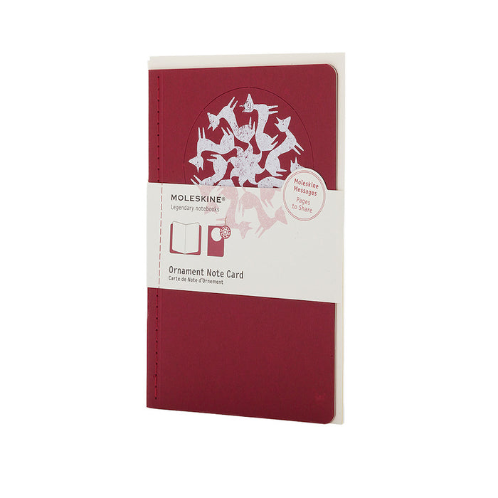Moleskine Large Ornament Card Fox by Moleskine at Cult Pens