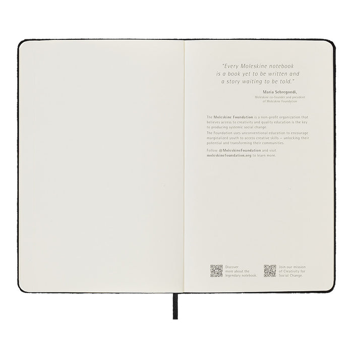 Moleskine Limited Collection Large Notebook Velvet Black Ruled by Moleskine at Cult Pens