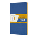 Moleskine Volant Journal Large Set of 2 Forget-Me-Not/Amber Yellow