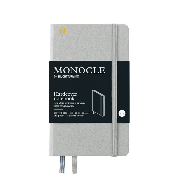 Monocle by Leuchtturm1917 Hardcover Notebook A6 Light Grey by Monocle by Leuchtturm1917 at Cult Pens