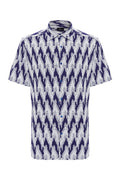 Mont Blanc Jacquard Short Sleeve Shirt