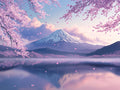 Morning Mist at Mount Fuji