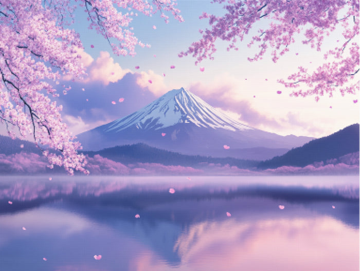 Morning Mist at Mount Fuji