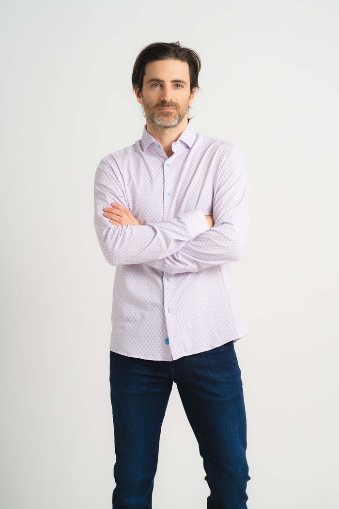 Multi Hex Print Shirt