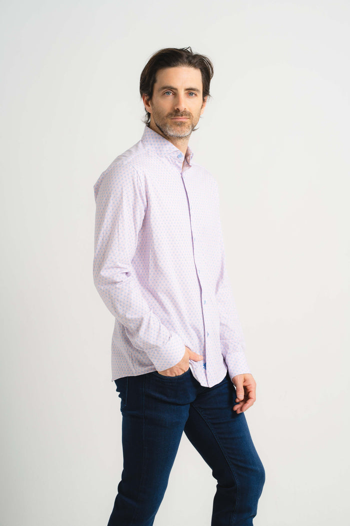 Multi Hex Print Shirt