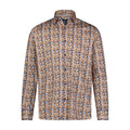 Multicolor Phone Print Long Sleeve Shirt