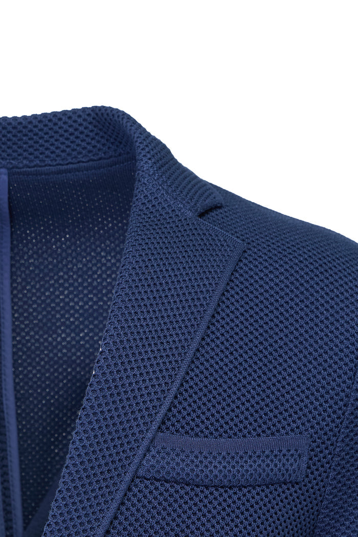 Navy Alba Knit Jacket