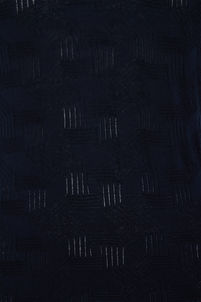 Navy Aurelio Knit Polo