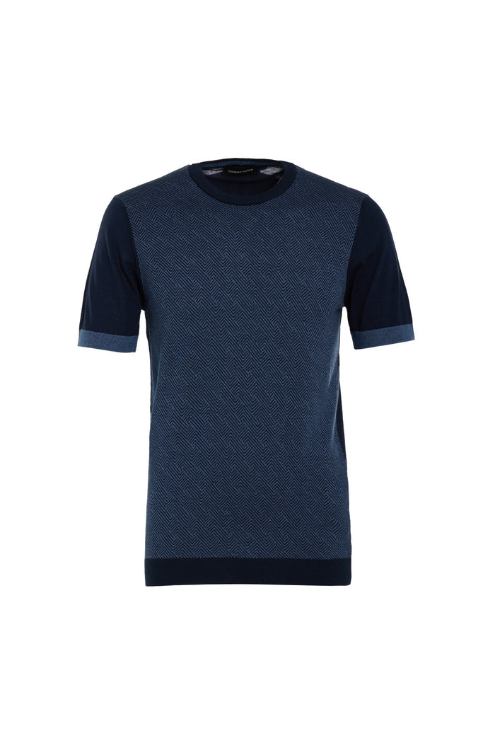 Navy Catena Crew Neck