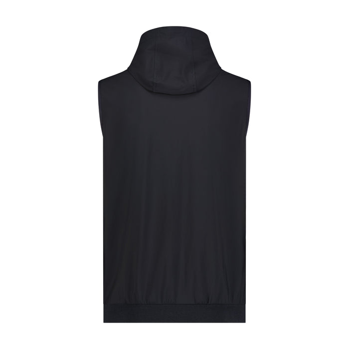 Navy Performance Vest with Hood