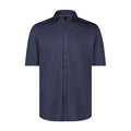 Navy Piacere Knit Short Sleeve Shirt