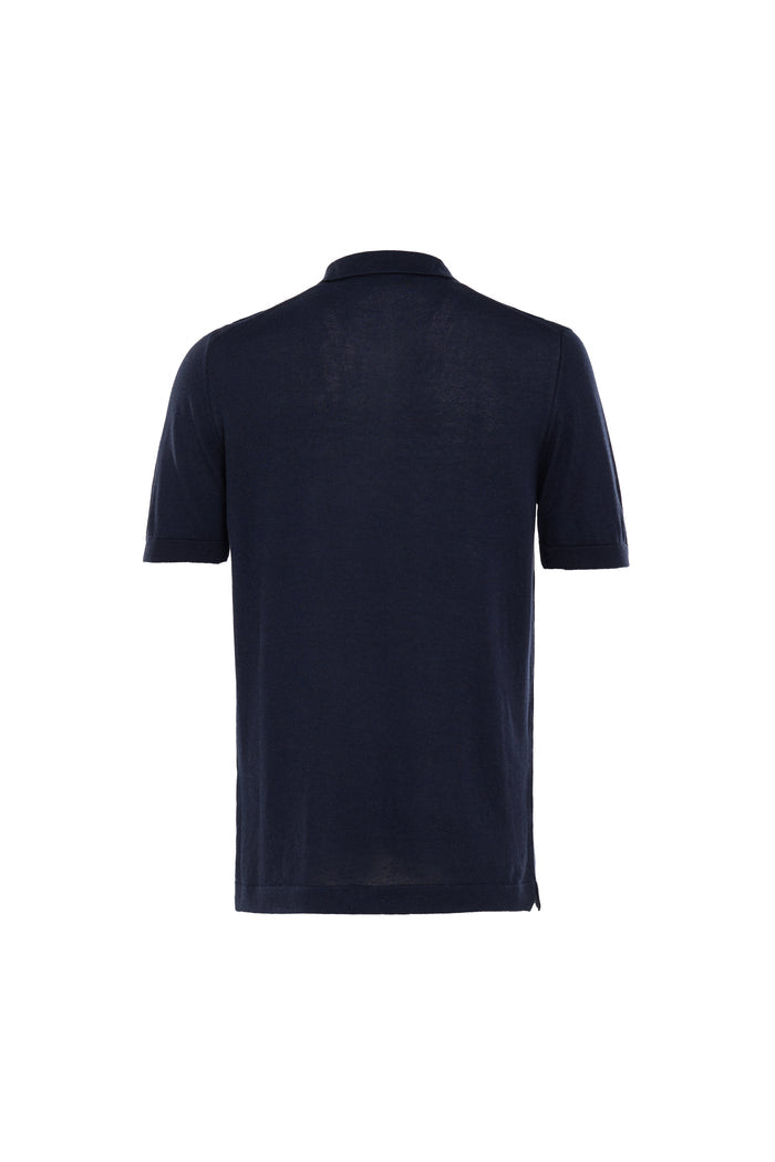 Navy Ricorrere Solid Polo
