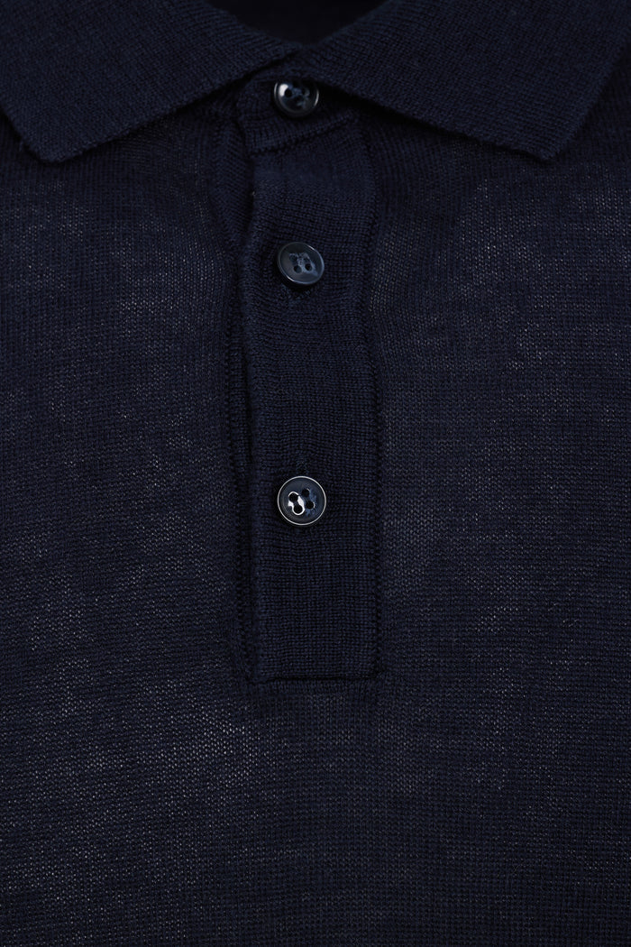 Navy Ricorrere Solid Polo