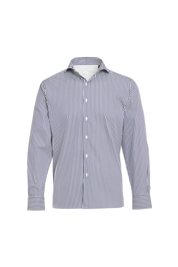 Navy Stripe Ufficio Dress Shirt