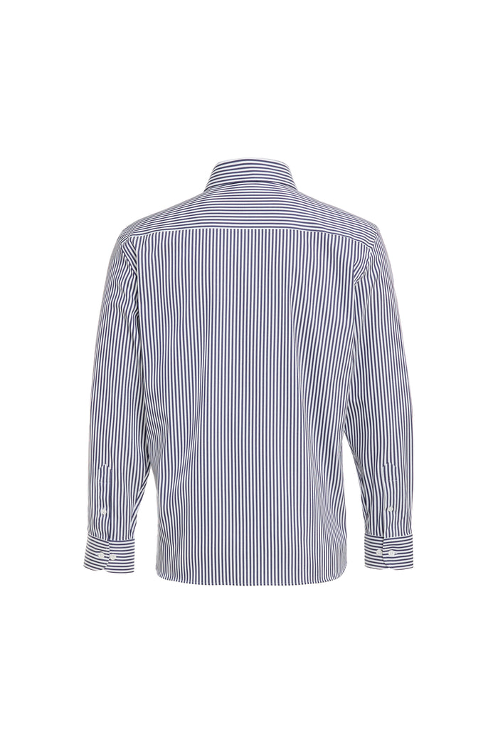 Navy Stripe Ufficio Dress Shirt