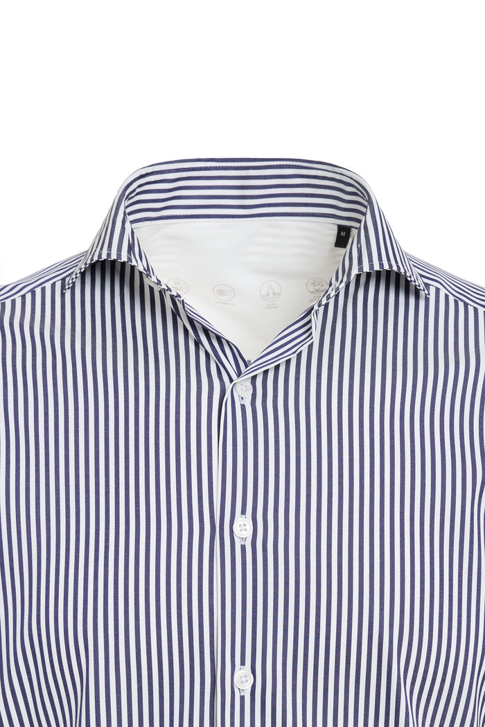 Navy Stripe Ufficio Dress Shirt