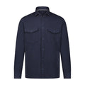 Navy Waffle Shacket