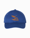 New York Woman Hat - Blue/Orange