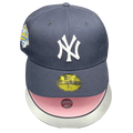 New York Yankees Navy Pink UV 1996 WS "Pink Patch"
