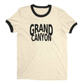 Grand Canyon National Park Ringer Tee Retro Style Men's T-Shirt - NYC Factory - Natural
