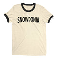 Snowdonia National Park Ringer Tee Retro Style Men's T-Shirt - NYC Factory - Natural