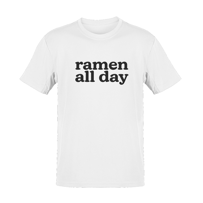 Unisex Ramen All Day Soft Cotton Tee - NYC Factory