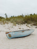 Old Boat on the Beach Wall Mural-Wall Mural-Eazywallz