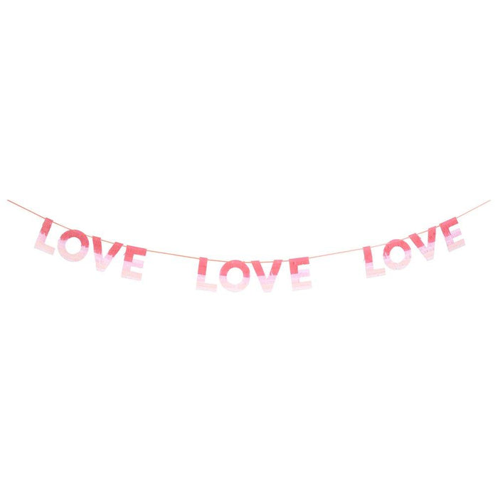 Ombre Love Fringe Garland