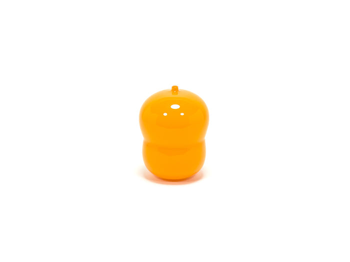 Opaque Orange Double Hump Vase