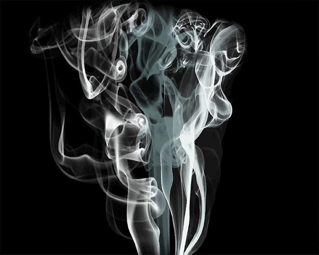 paint by numbers kit Smoke Black Backgrounds - Custom paint by number