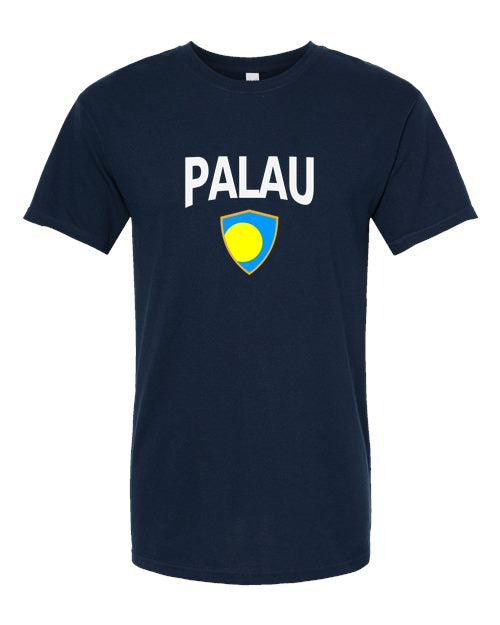 Palau Arched Crest Soccer Tee — NYC Factory