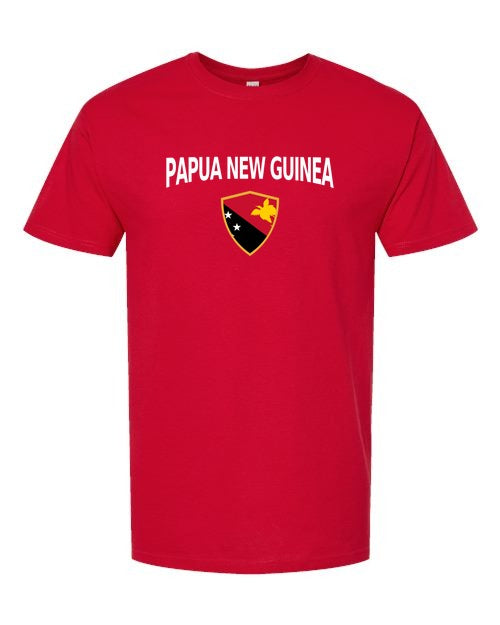Papua New Guinea Arched Crest Soccer Tee — NYC Factory