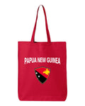 Papua New Guinea Soccer Tote Bag — Arched National Crest | NYC Factory