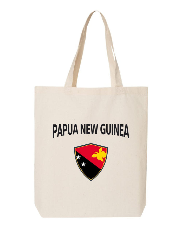 Papua New Guinea Soccer Tote Bag — Arched National Crest | NYC Factory