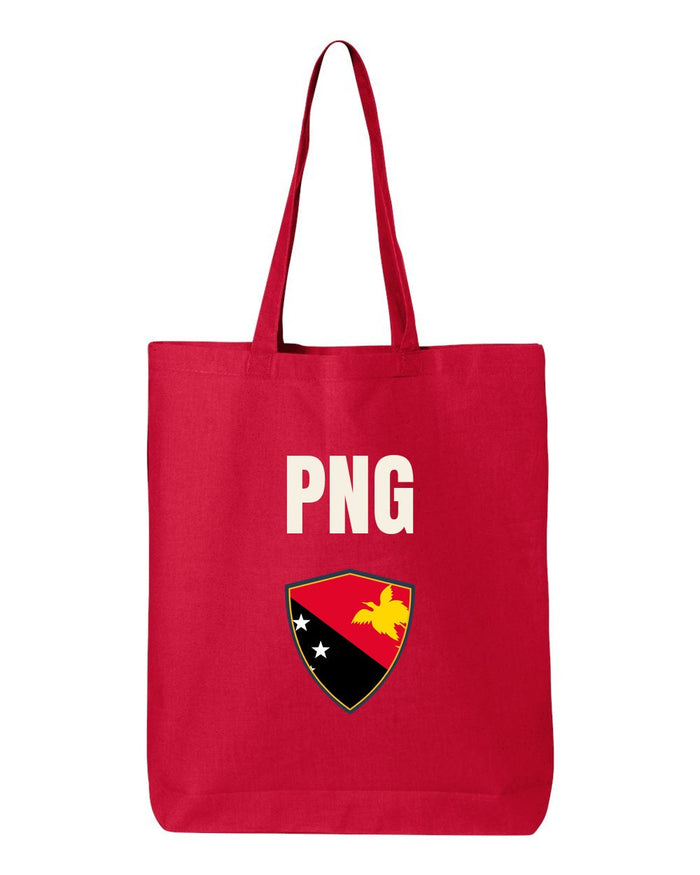 Papua New Guinea Soccer Tote Bag — National Crest Badge | NYC Factory