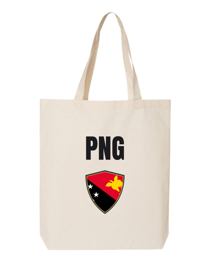 Papua New Guinea Soccer Tote Bag — National Crest Badge | NYC Factory