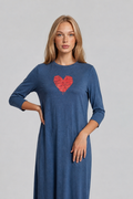 Paris Love Navy Nightgown