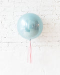 Pastel Blue Orb with Pink Skirt