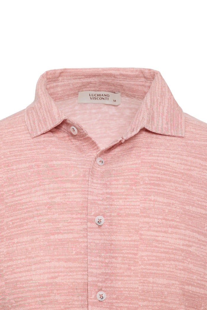 Peach Como Knit Shirt