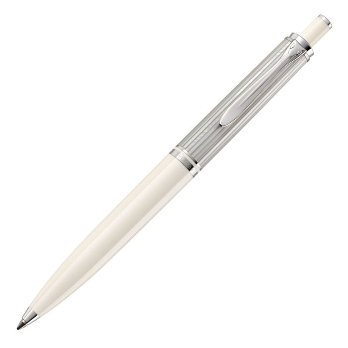 Pelikan Souveran K405 Ballpoint Pen Silver White by Pelikan at Cult Pens