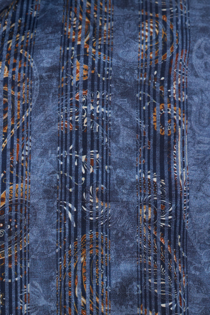 Persiane Paisley Print Long Sleeve Shirt