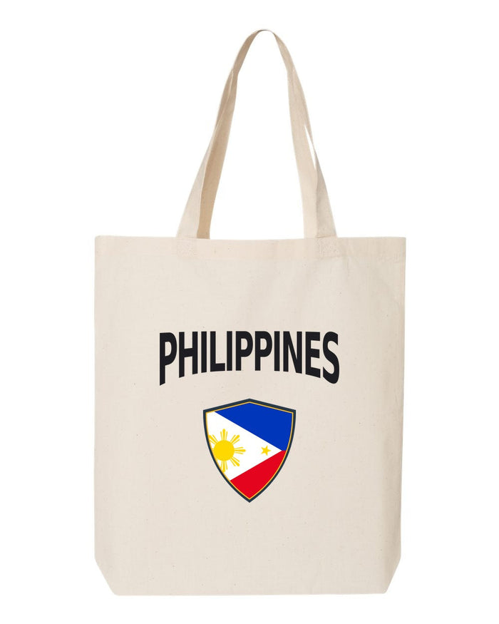 Philippines Soccer Tote Bag — Arched National Crest | NYC Factory