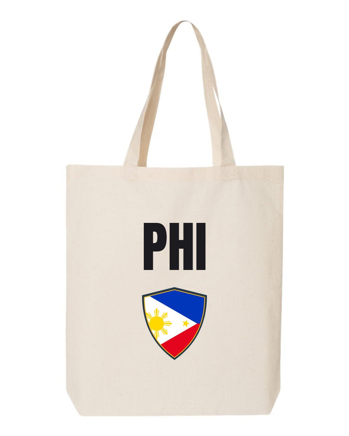 Philippines Soccer Tote Bag — National Crest Badge | NYC Factory