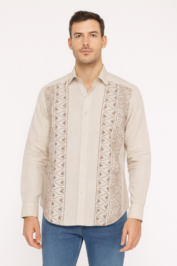 Pizzo Embroidered Shirt
