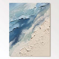 Plaster Painting "Écume et Sable" - nukeart